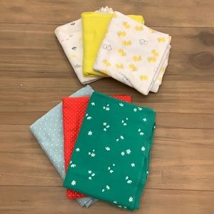 6 Baby Receiving Blankets